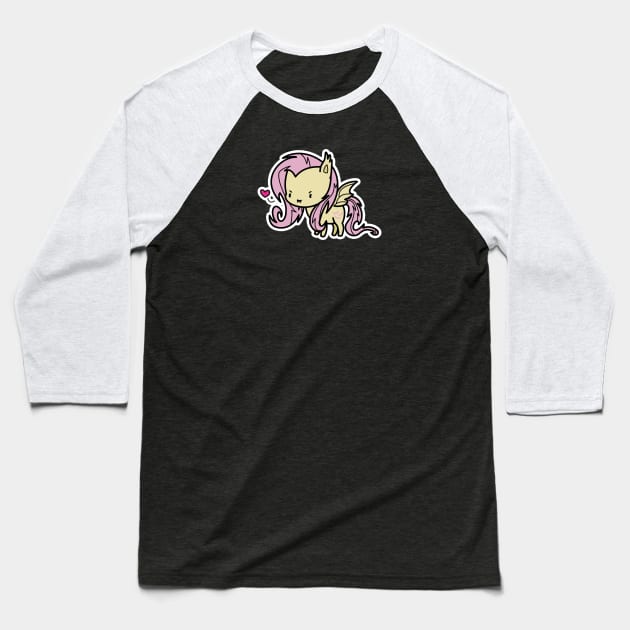 Flutterbat chibi Baseball T-Shirt by Drawirm